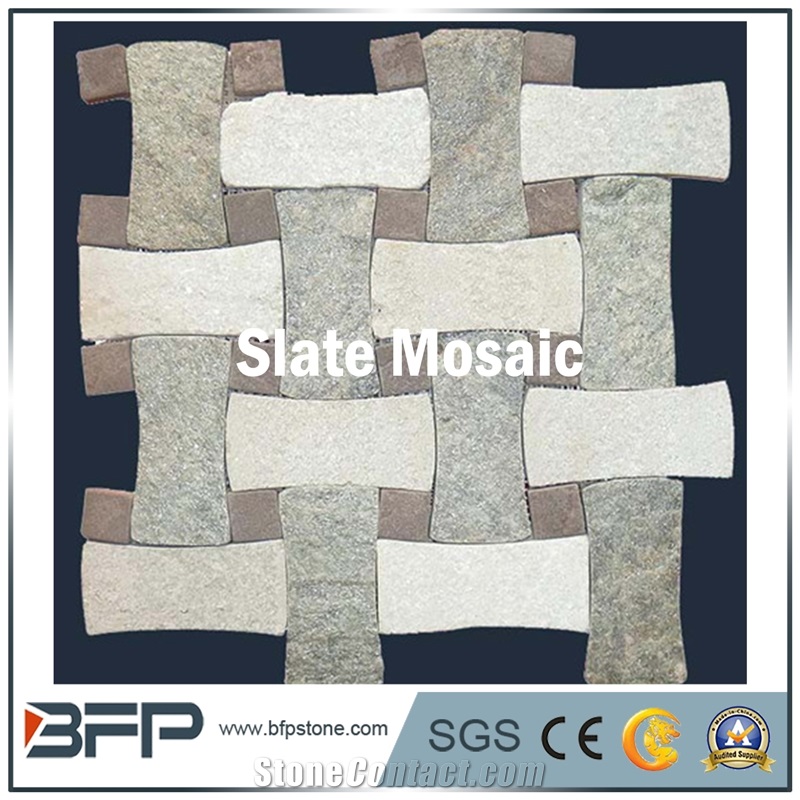 Basketweave Mosaic,Mosaic Tile, Mosaic Pattern