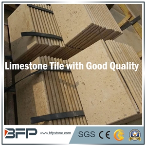 Beige Limestone for the Swimming Pool Coping/Swimming Surrounding