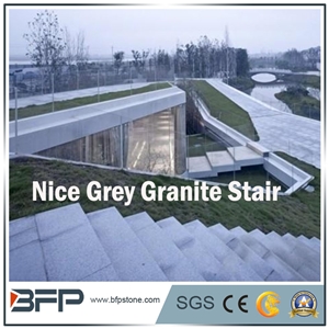 Exterior Step & Riser & Tread with White or Yellow or Grey