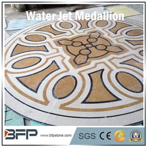 Floor Decoration Design, Marble Medallion, Marble Water Jet Medallion or Water Jet Pattern, Floor Medallion, Round Medallion, Rosettes Medallion for Floor Tile and Wall Tile
