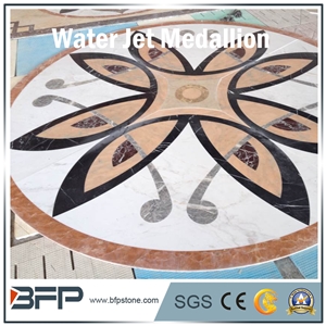 Floor Decoration Design, Marble Medallion, Marble Water Jet Medallion or Water Jet Pattern, Floor Medallion, Round Medallion, Rosettes Medallion for Floor Tile and Wall Tile