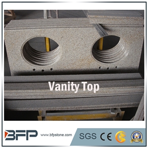 G3582 Granite,Rusty Yellow,Giallo Rusty,Yellow Rust Granite,Desert Gold Granite for Vanity Top/Bathroom Top