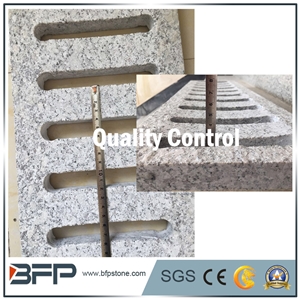 G602 Grey Granite, G602 Cloudy Grey Granite, Flamed Surface for the Swimmming Pool Coping