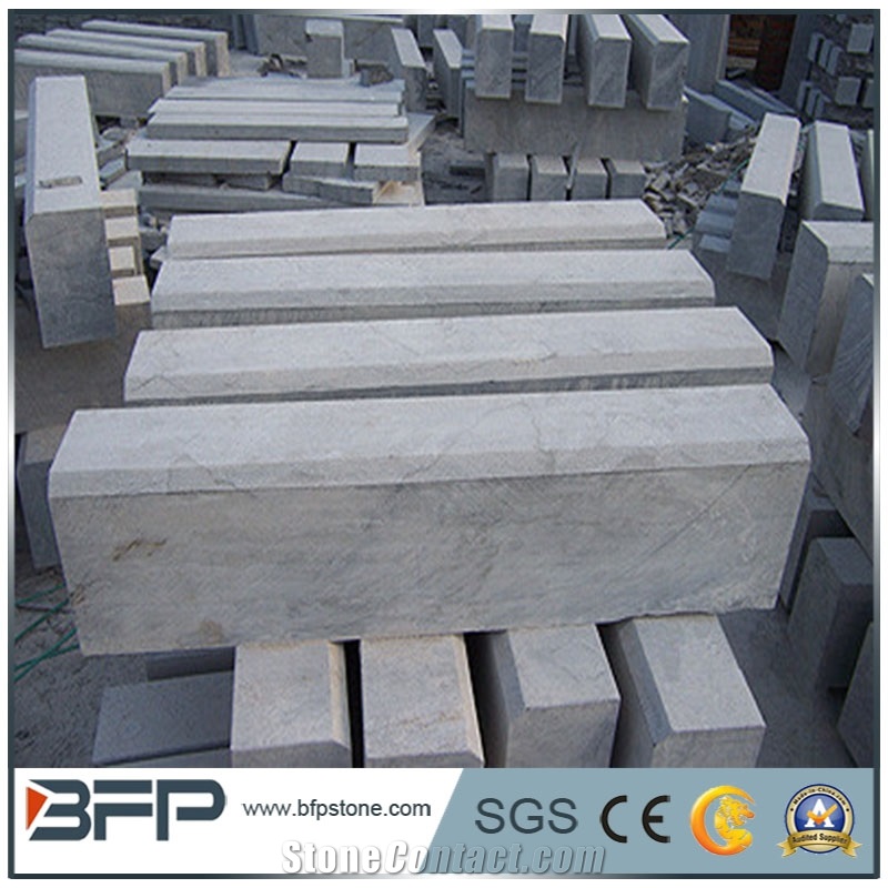 G603 Granite Kerbstone, Chinese Cheap Grey Granite Flamed Curbstone, New G603 Light Grey Granite Road Stone, Side Stone