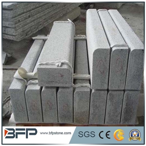 G603 Granite Kerbstone, Chinese Cheap Grey Granite Flamed Curbstone, New G603 Light Grey Granite Road Stone, Side Stone