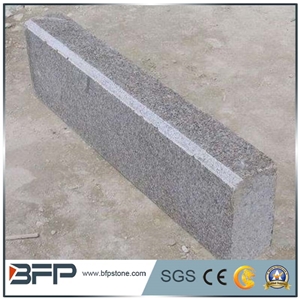 G603 Granite Kerbstone, Chinese Cheap Grey Granite Flamed Curbstone, New G603 Light Grey Granite Road Stone, Side Stone
