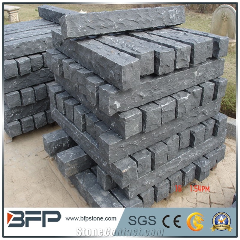 G654 Stone Fence, G654 Palisade, G654 Stone Fence, Stone Gate Pillars