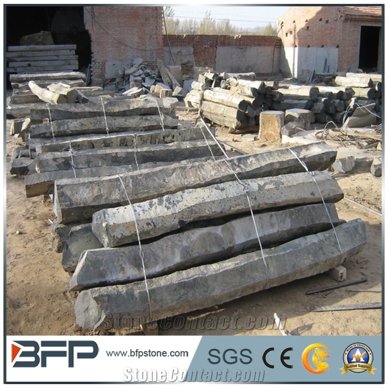 G654 Stone Fence, G654 Palisade, G654 Stone Fence, Stone Gate Pillars