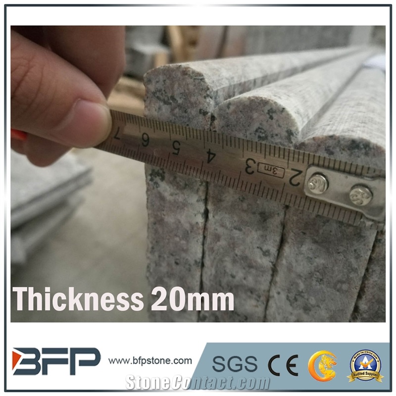 G664 Granite, Copper Browm, Luoyuan Red Granite, Luoyuan Violet Kitchen Countertop/Bench Tops, Polished Surfance and Bull Nose Edge Treatment