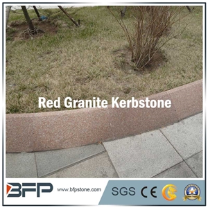 G687 Peach Red,G3567,Peach Blossom Red Gutian,Gutian Peach Flower Red,Gutian Peach Red,Gutian Taohua Hong Kerbstone