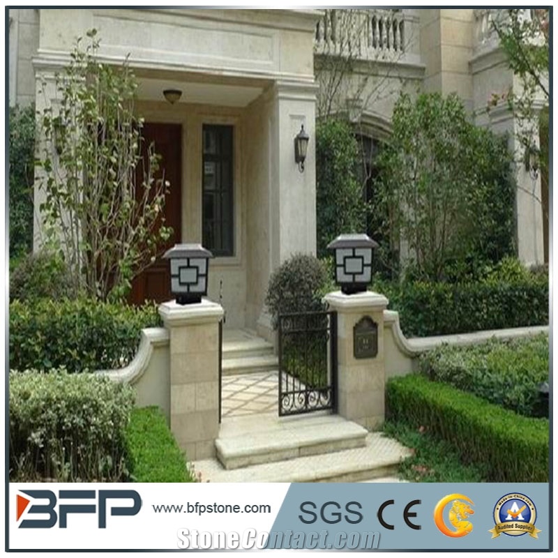 Granite Gate Pillar, Grey Granite Column, G603 Gate Post
