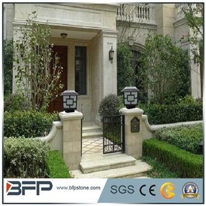 Granite Gate Pillar, Grey Granite Column, G603 Gate Post
