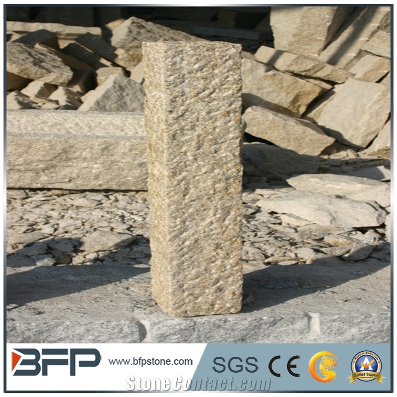 Grey Granite Decorative Pillars/Landscaping Palisade/Natural Stone Pillar in Garden for Decoration