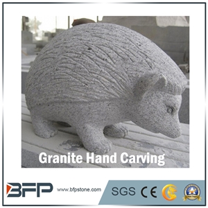 Handcarved Animal Sculpture, Garden Sculpture, Landscape Sculpture