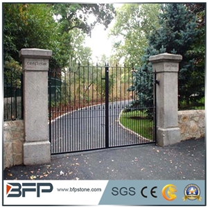 Ledge Slate Decorative Gate Post, Ledger Slate Decorative Gate Pillar