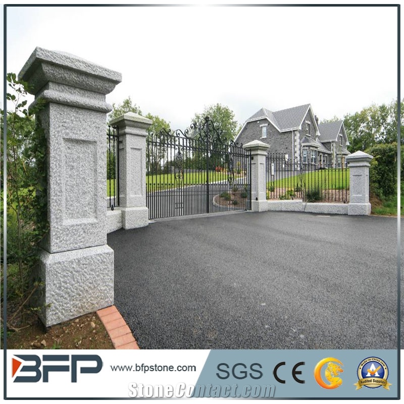 Ledge Slate Decorative Gate Post, Ledger Slate Decorative Gate Pillar