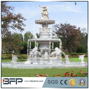 Marble Fountain Garden Fountain, Beijing White Marble Garden Fountain