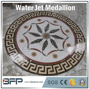 Marble Medallion, Marble Water Jet Medallion or Water Jet Pattern, Floor Medallion, Round Medallion, Rosettes Medallion for Floor Design