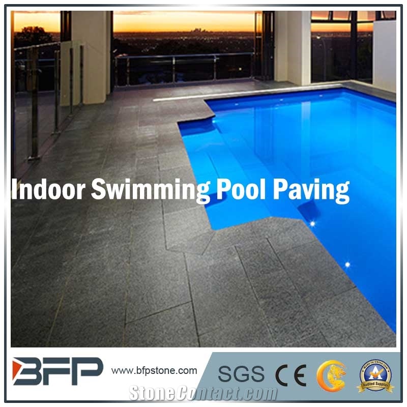 Natural Chinese Black Granite G684 Basalt Granite for Swimming Pool Coping/Pool Surrounding