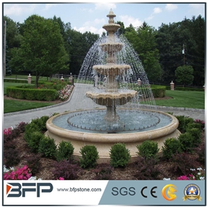 Outdoor Sculptured Fountain,Garden Marble Fountain,Sculpture Fountain