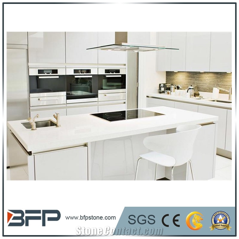 Quartz Stone Slabs,Pure White Quartz Slabs,Mirror Quartz Stone,White Quartz Slab