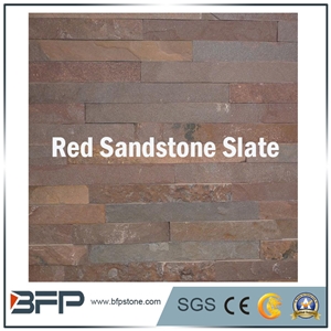 Sandstone Culture Stone, Sandstone Ledge Stone, Sandstone Stacked Stone, Split Face Cultured Stone for Feature Wall