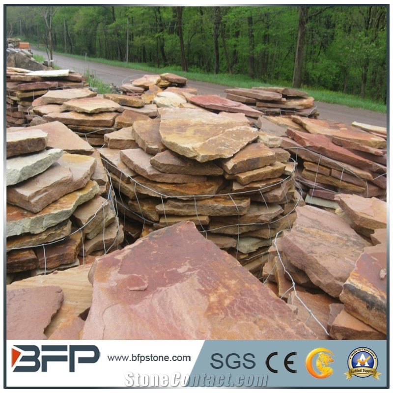 Slate Flagstone, Flagstone Paverstone, Flagstone Driveway, Irregular Flagstones, Flagstone Walkway Pavers, Slate Flagstone Road Paving