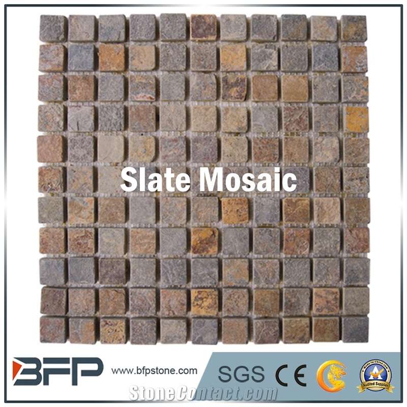 Slate Wall Mosaic, Tile Mosaic, Mosaic Tile, Mosaic Pattern