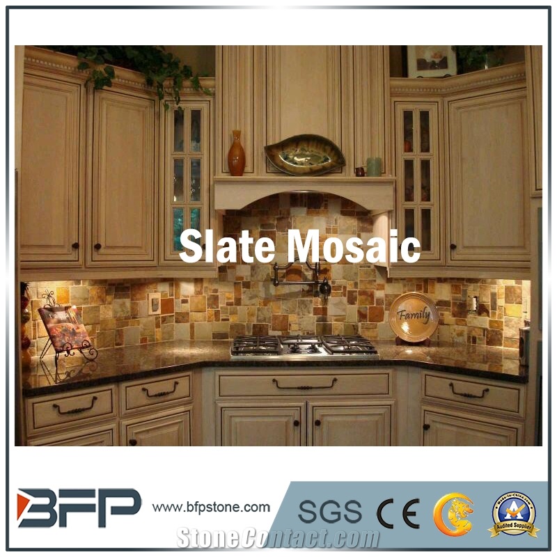 Slate Wall Mosaic, Tile Mosaic, Mosaic Tile, Mosaic Pattern