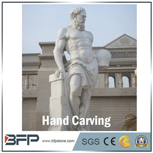 Westerm Style Handcarved God Sculpture, Human Sculpture, Garden Sculpture, Landscape Sculpture