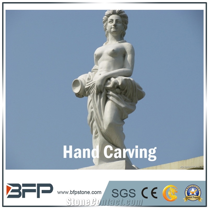 Westerm Style Handcarved God Sculpture, Human Sculpture, Garden Sculpture, Landscape Sculpture