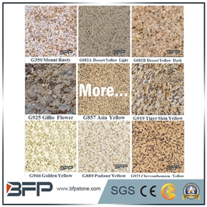 Yellow Granite Window Sill for Home Decoration