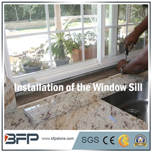 Yellow Granite Window Sill for Home Decoration