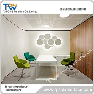 100% Pure Artificial Stone Acrylic Table Tops Design