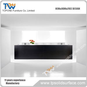 Acrylic Office Beauty Popular Salon Reception Counter Reception Table Design