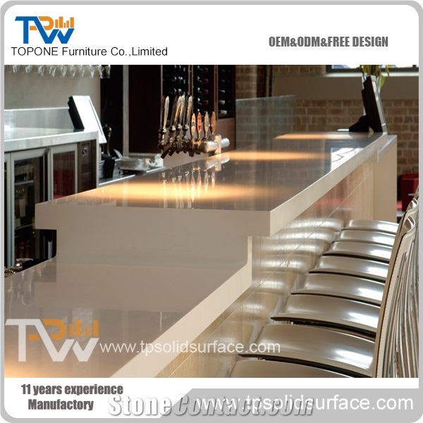 Acrylic Solid Surface Bar Counter Aquarium Fish Tank Furniture for Home