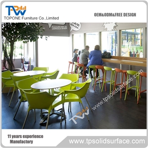 Artificial Marble Stone Factory Supply Restaurant Table Tops, Marble Stone Desk Top for Restuarnt Table