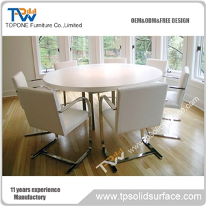 Artificial Marble Stone Factory Supply Restaurant Table Tops, Marble Stone Desk Top for Restuarnt Table