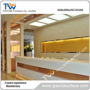 Artificial Stone Reception Desk, Reception Table