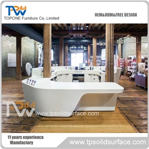 Bottom Price Top Grade Two Persons Seat Reception Desk