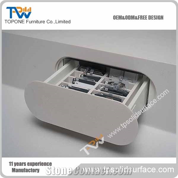 Chinese Factory Supply Solid Surface White Color L Shape Bar Counter for Restaurant, Led Light Restaurant Bar Counter for Restuarnat Furniture