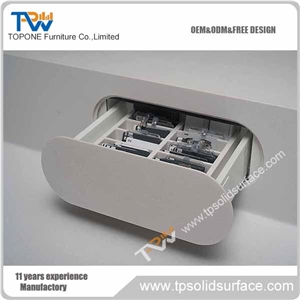 Chinese Factory Supply Solid Surface White Color L Shape Bar Counter for Restaurant, Led Light Restaurant Bar Counter for Restuarnat Furniture