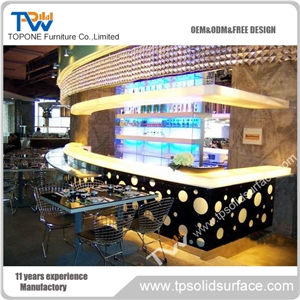 Commercial Bar Counters Stainless Counter Led Desk Light