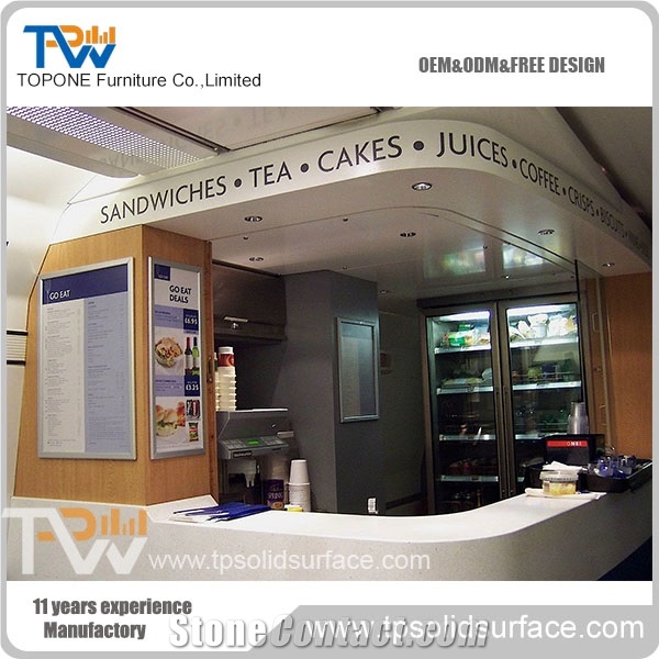 Commercial Used Pub Furniture Counter Top Salad Bar Snack Bar Counters