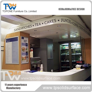 Commercial Used Pub Furniture Counter Top Salad Bar Snack Bar Counters