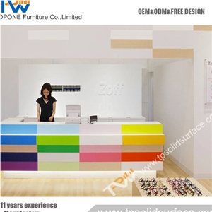 Factory Supreme Quality Tufted Reception Desk