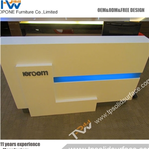 Fancy Reception Desk White Price