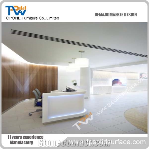 Fancy Reception Desk White Price