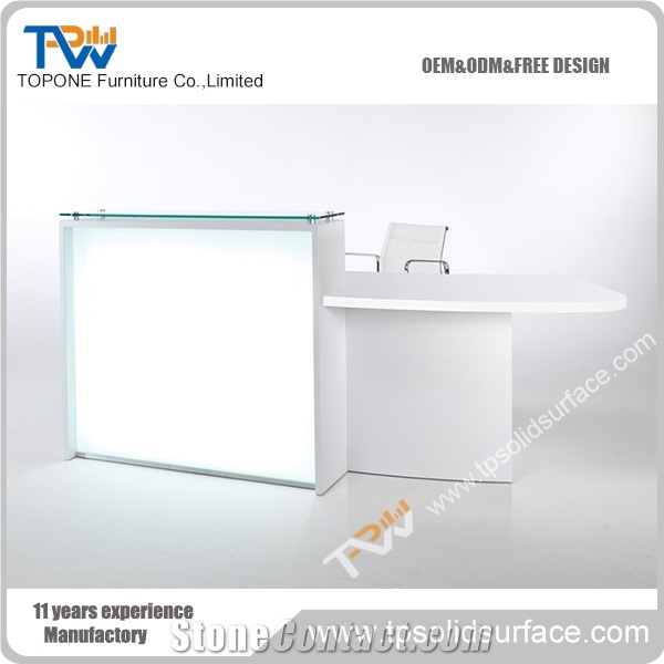 Fancy Reception Desk White Price
