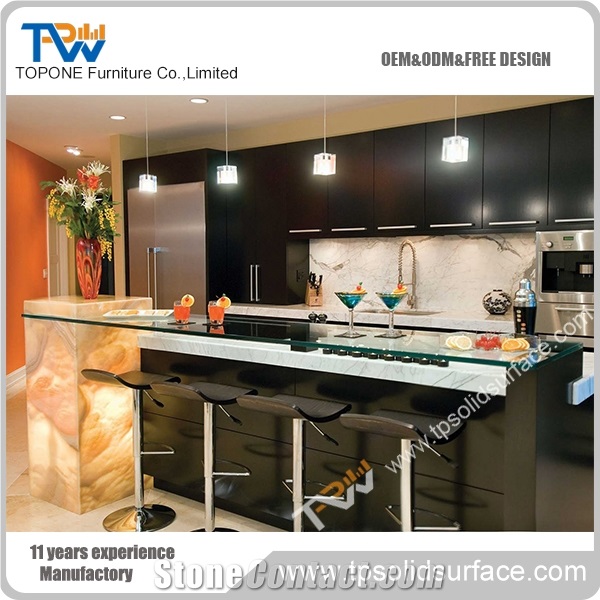 Fashion Buffet Acrylic Square Bar Counter Furniture for House and Office